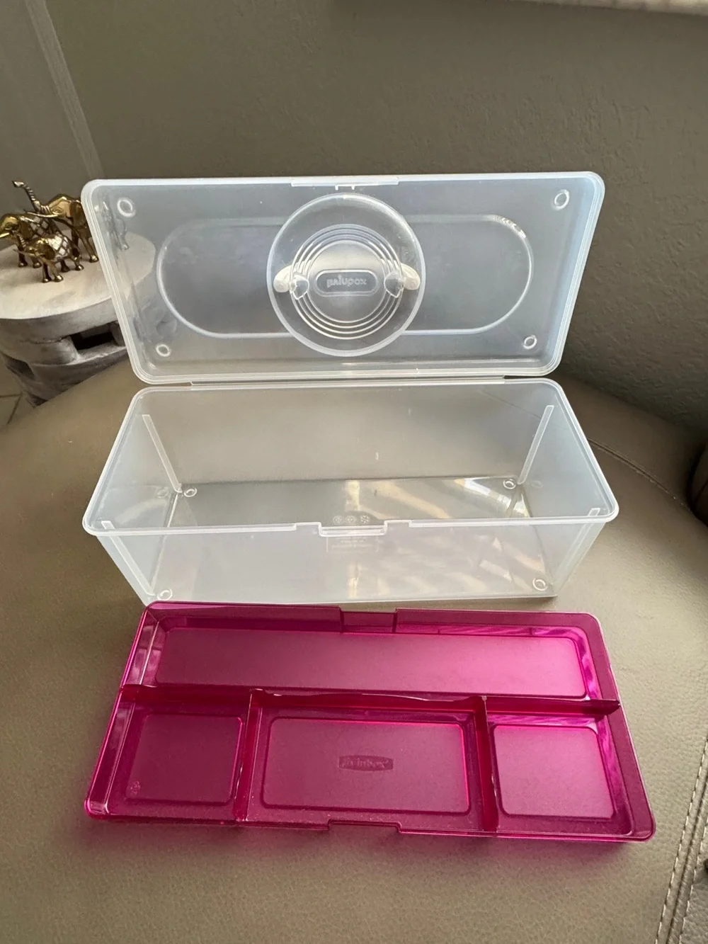 NEW Livinbox TB-312 Portable Craft Storage Box 5.3L Clear